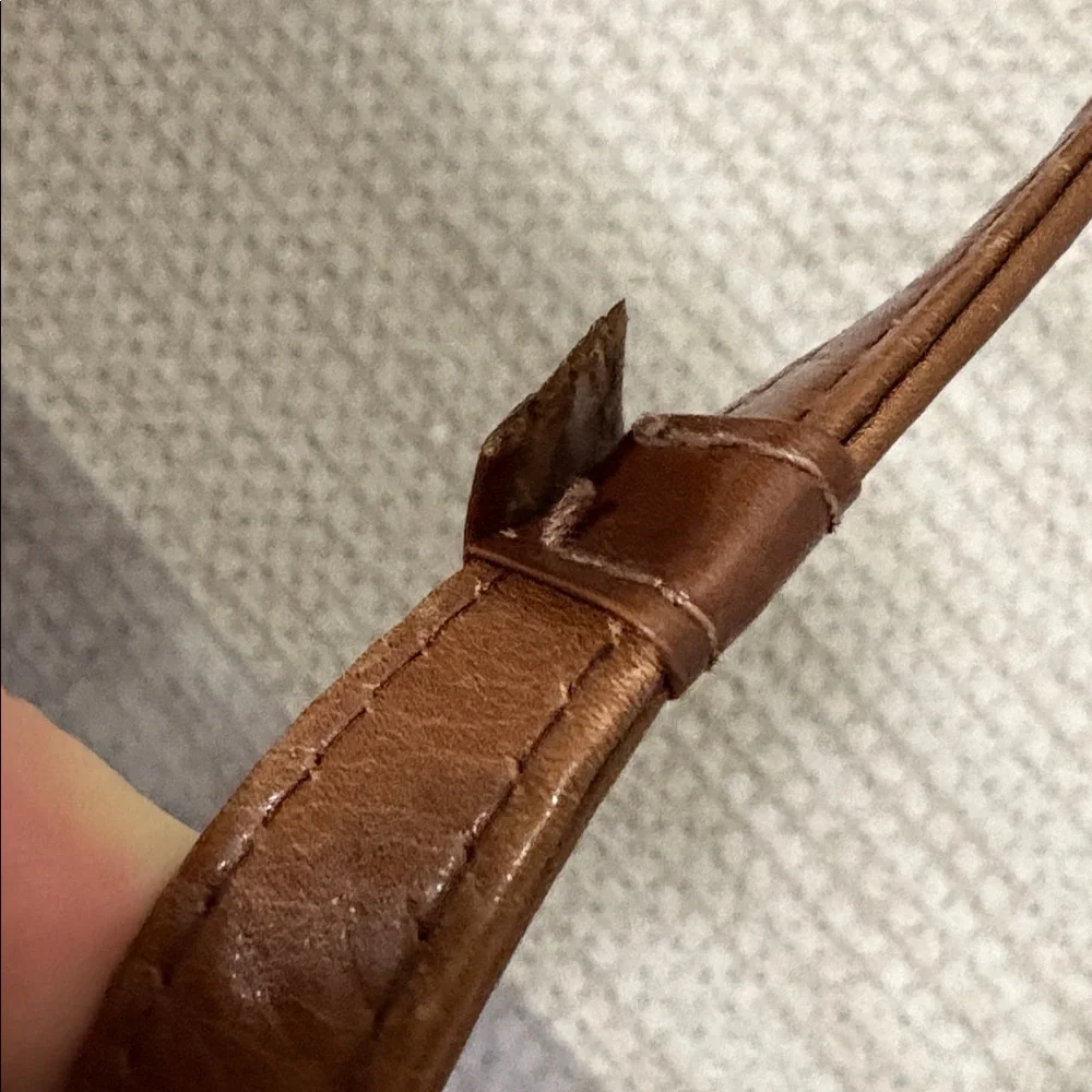Vintage Gucci Equestrian Leather Shoulder Bag in brown 1970-80 - Picture 11 of 11